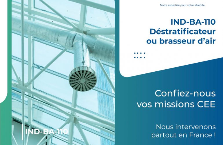 Contrôle CEE fos IND-BA-110