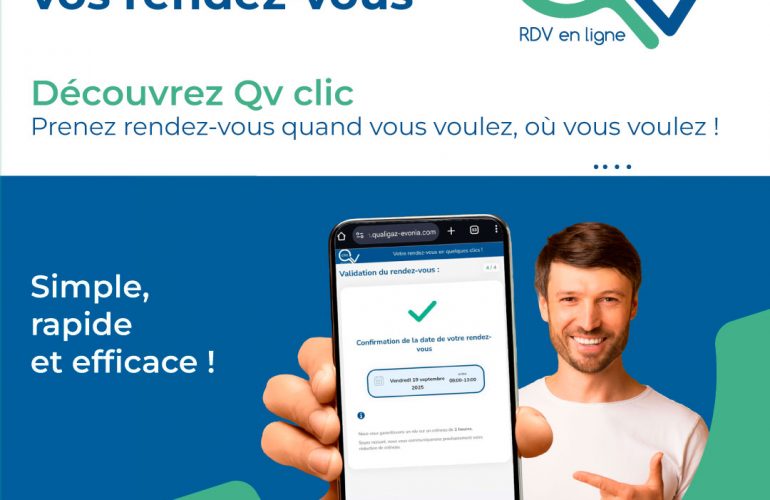QV Click arrive chez Qualigaz Evonia