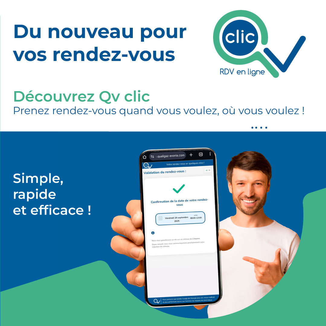 QV Click arrive chez Qualigaz Evonia
