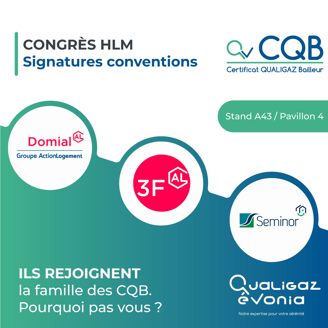 Congrès Hlm Qualigaz Evonia stand A43